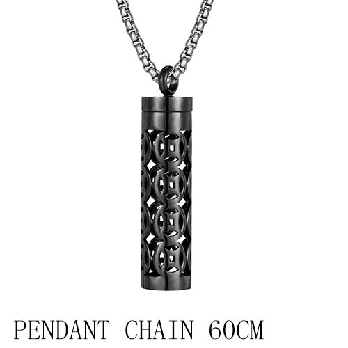 Aura Diffuser Necklace black finish