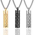 Aura Diffuser Necklace steel finish