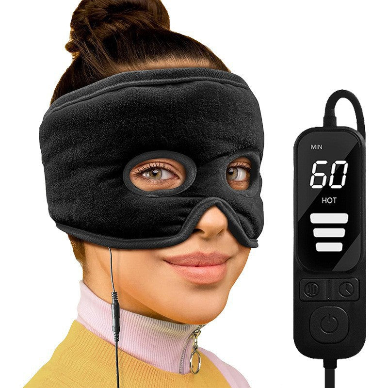 SteamGlow heated eye mask black